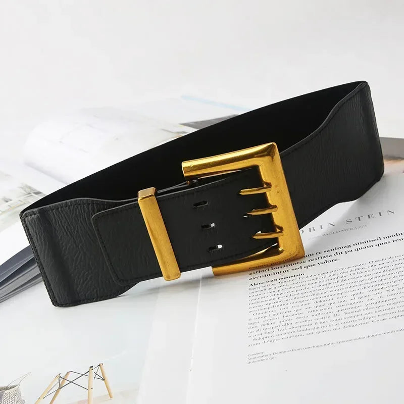 Maria - High Quality Retro Elastic Wide Belt