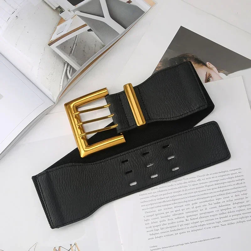 Maria - High Quality Retro Elastic Wide Belt