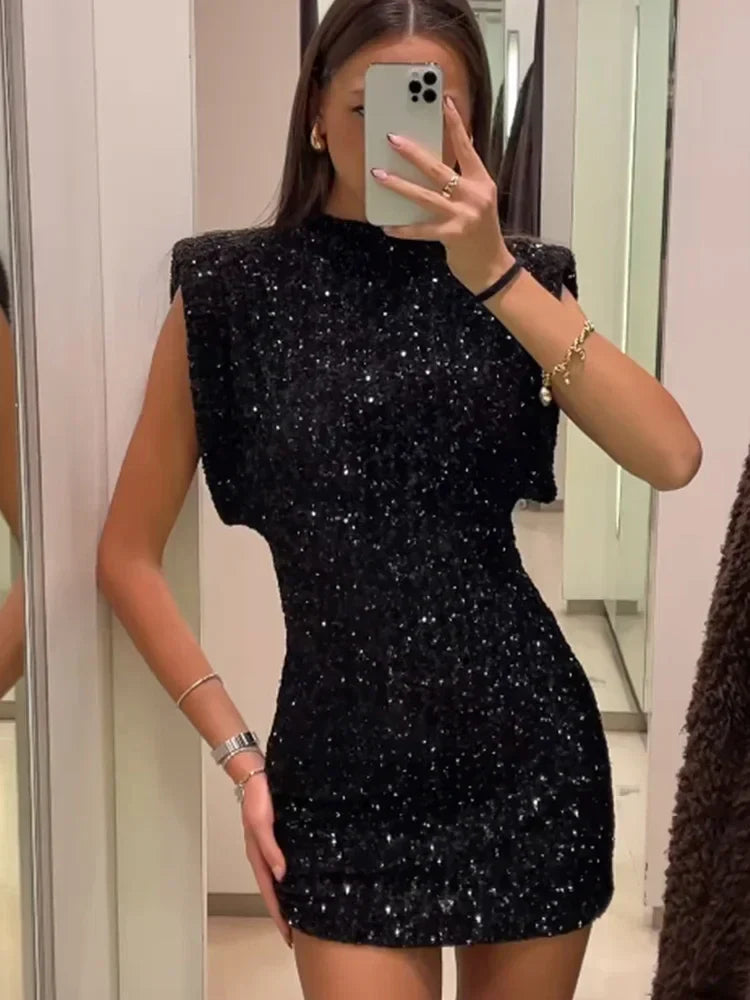 Oriana - Fashion Sequin Mini Dress