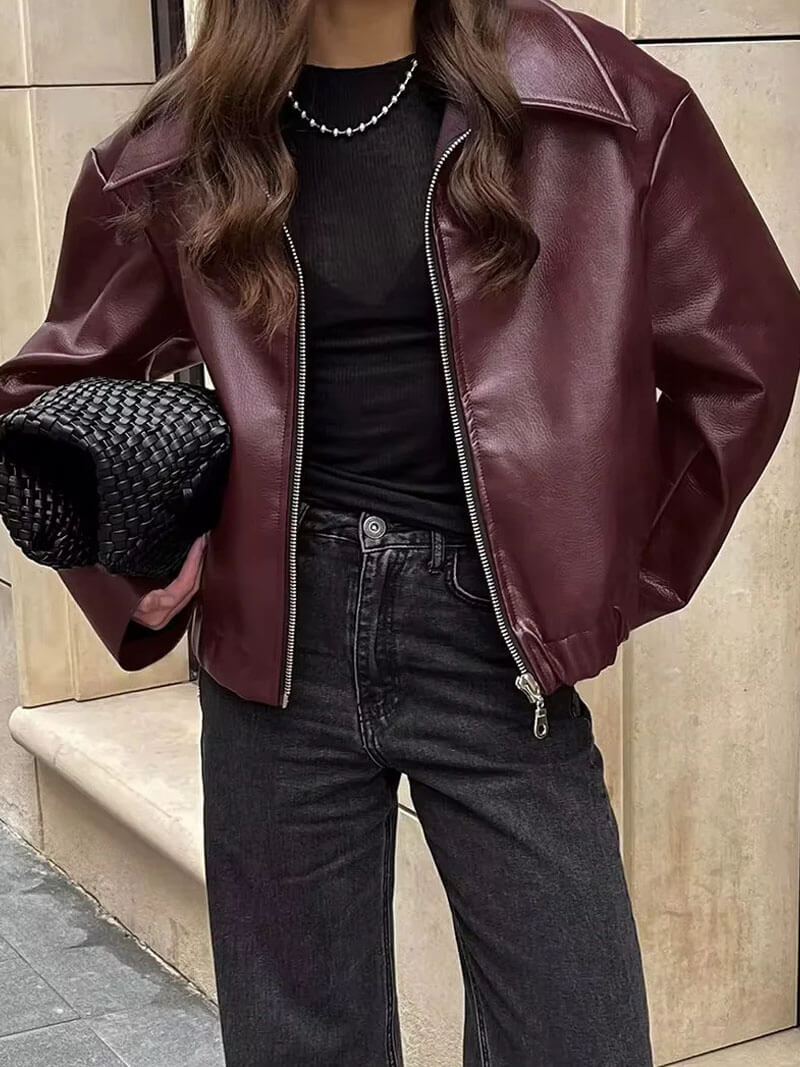 Beatrice - Romy leather Jacket